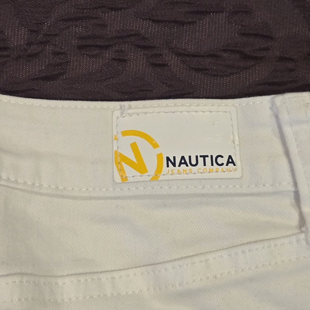Nautica Womens White Stretch Denim Skirt. Size 28. mini. - Picture 3 of 9